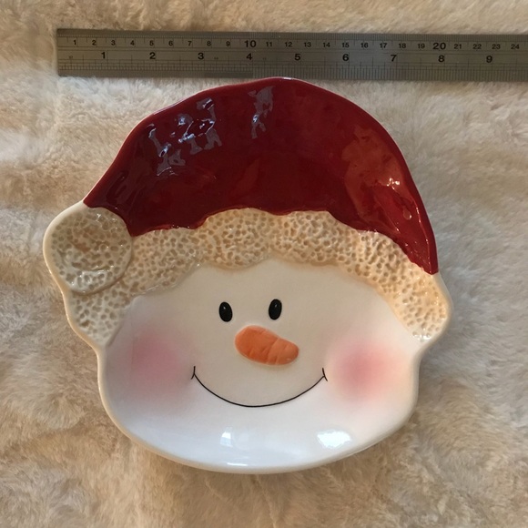 Home Interiors Snowman Christmas Serving Plates (3 Piece Set) - Picture 2 of 12